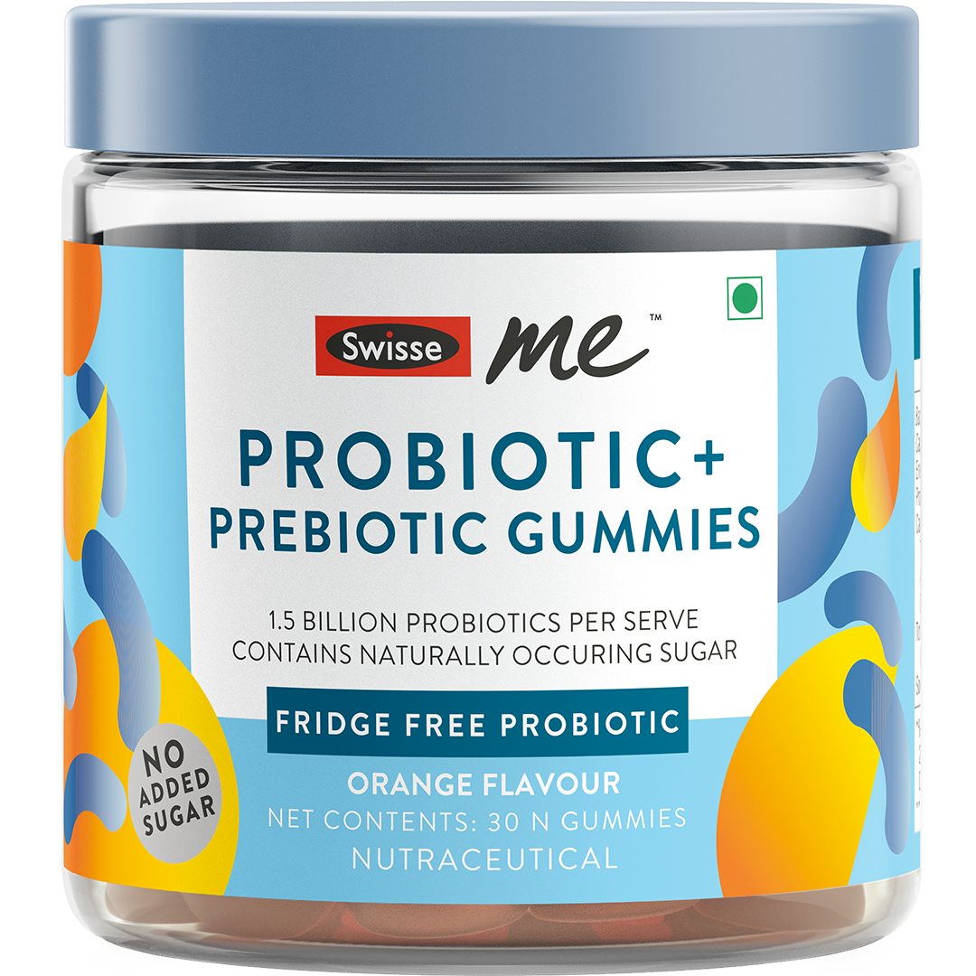 SwisseMe Probiotics + Prebiotic Gummies - 30 Gummies